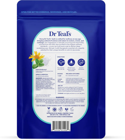 Dr Teal's Body Relief Epsom Salt soak for muscle recovery