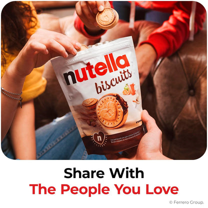 Resealable bag of Nutella Biscuits cookies