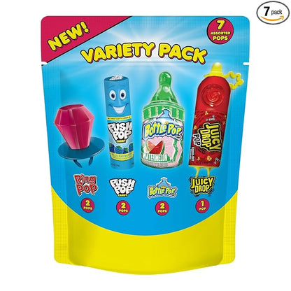 Bazooka Halloween candy assorted variety pack with 7 wrapped treats
