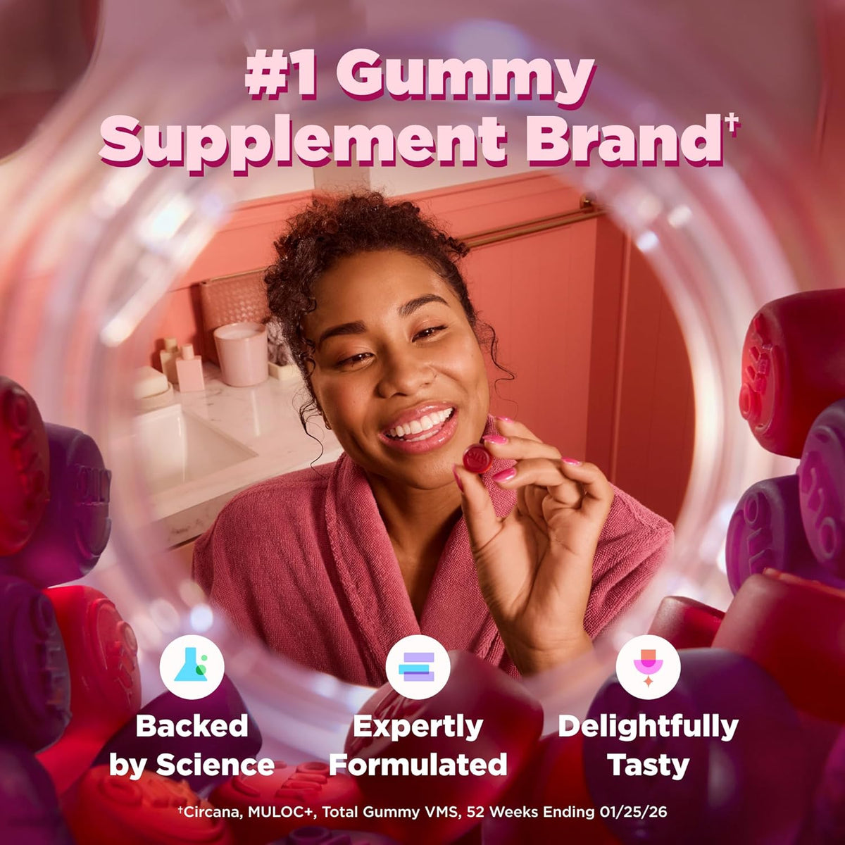 90 count OLLY women’s gummy vitamins