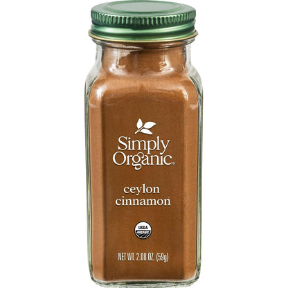 Ground Ceylon cinnamon spice by Simply Organic