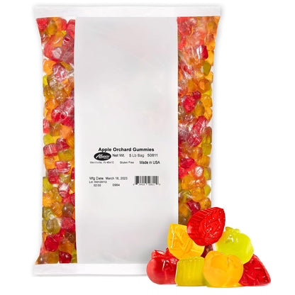 Soft apple orchard gummy candy for parties and favors