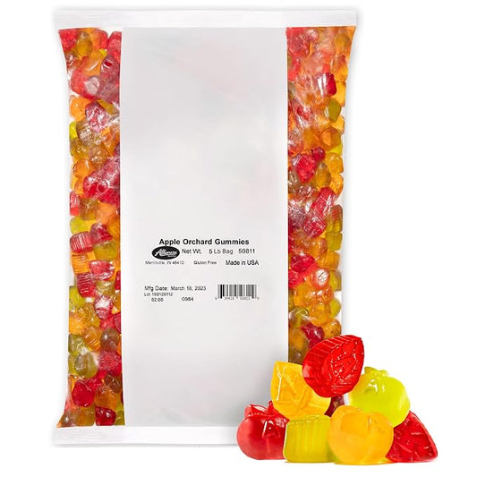 Albanese Apple Orchard Gummies 5lb Halloween candy bag