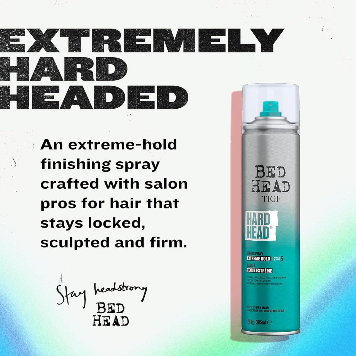 Extra strong hold hairspray for all hair types