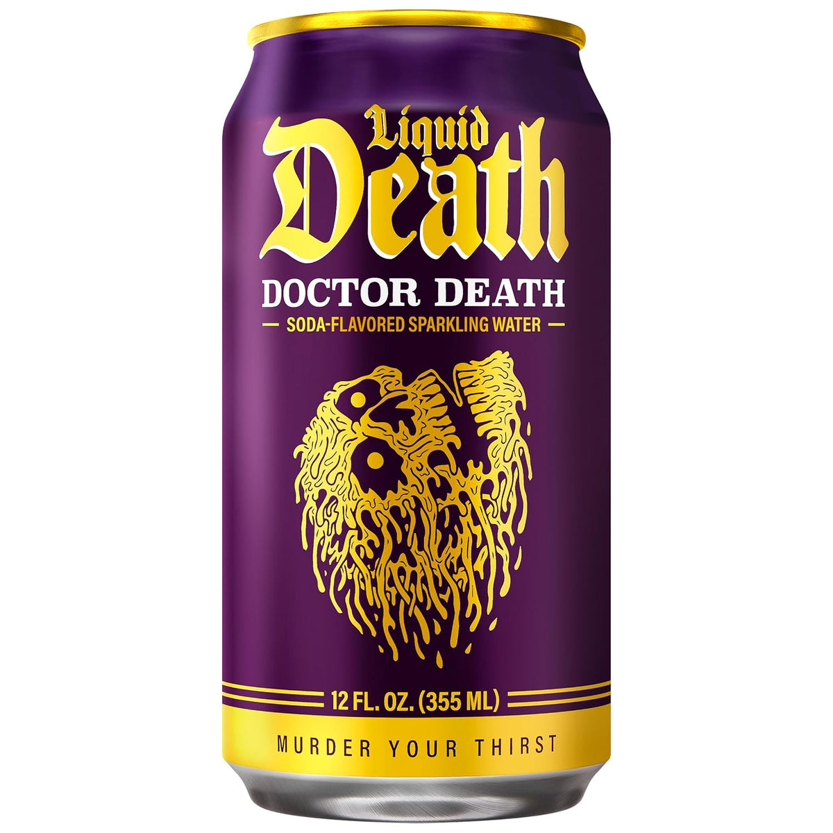 Doctor Death soda flavored sparkling water pack