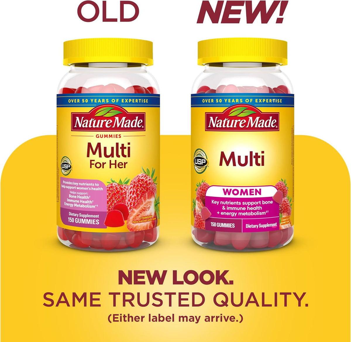 Women’s daily multivitamin gummies strawberry flavor