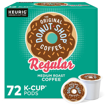 Regular medium roast coffee K-Cup pods box