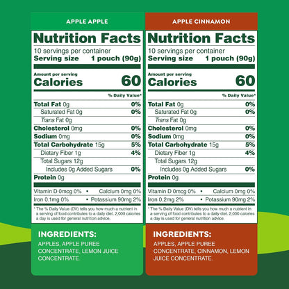 GoGo squeeZ fruit puree pouches for on-the-go snacking