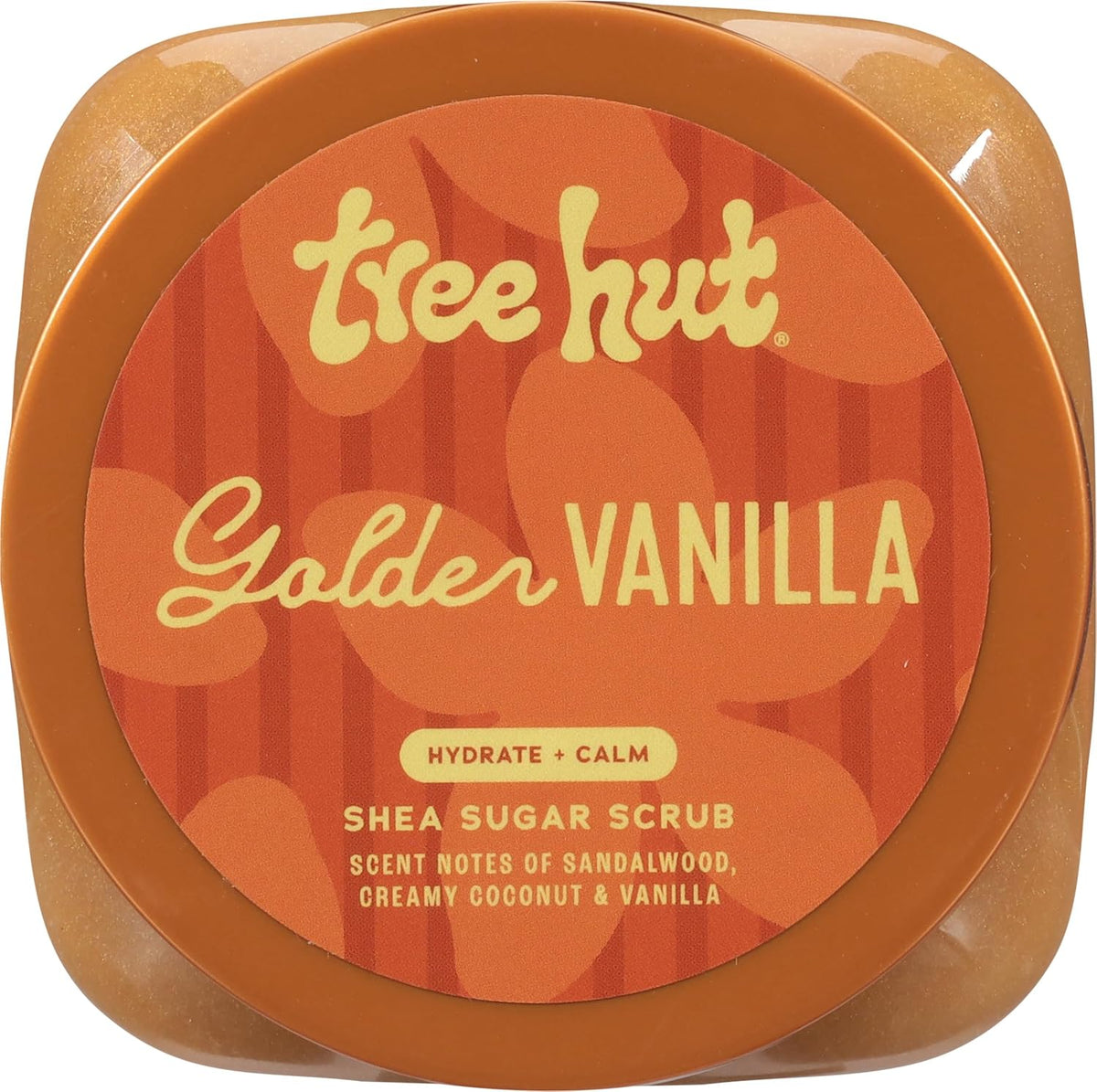 Golden Vanilla exfoliating body scrub by Tree Hut