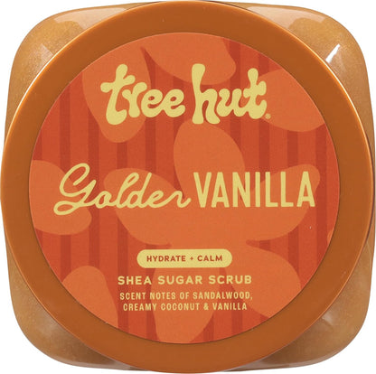 Golden Vanilla exfoliating body scrub by Tree Hut