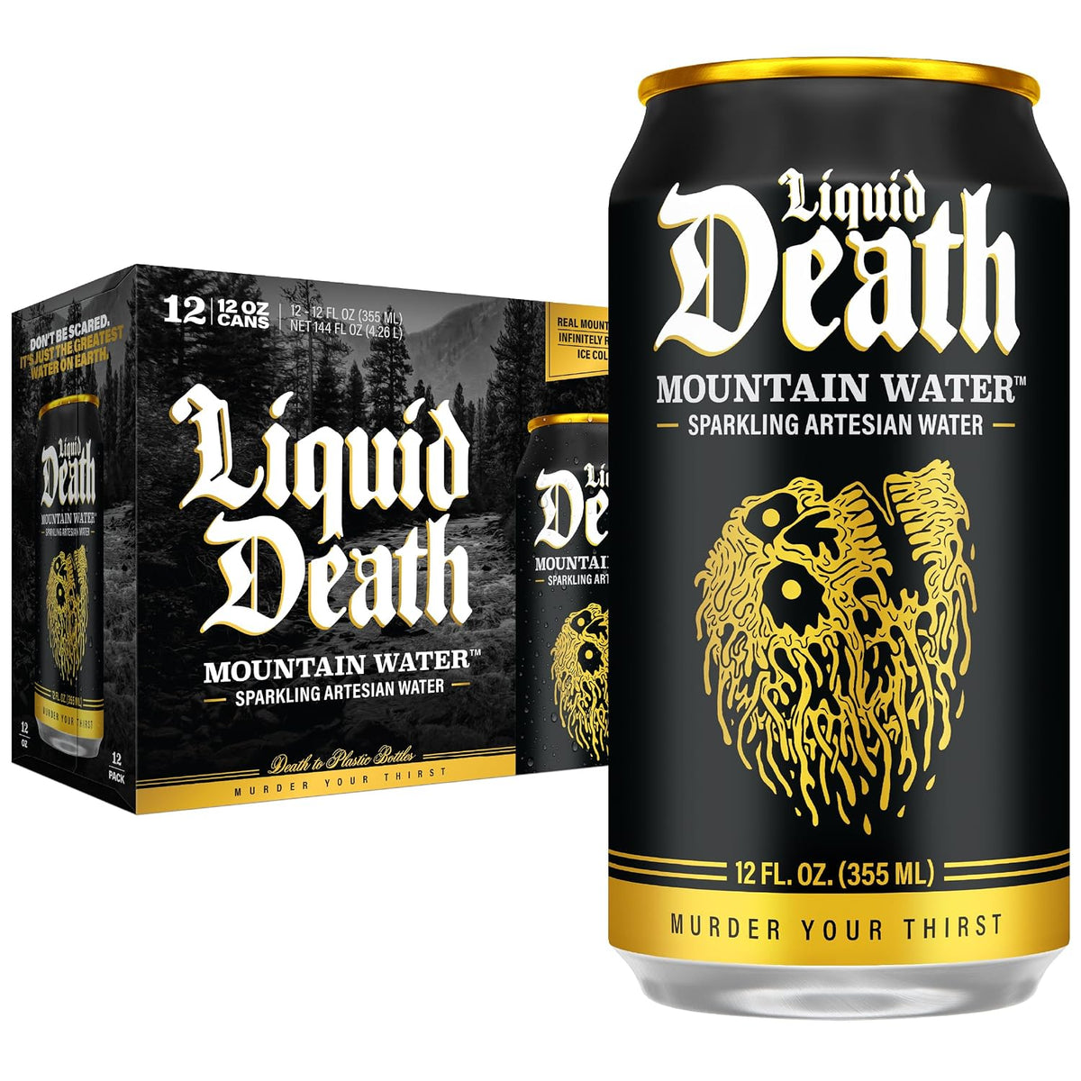 Liquid Death 12 fl oz sparkling water can