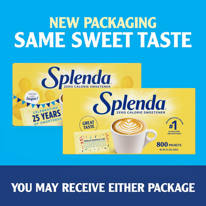 SPLENDA low calorie sweetener for coffee and tea