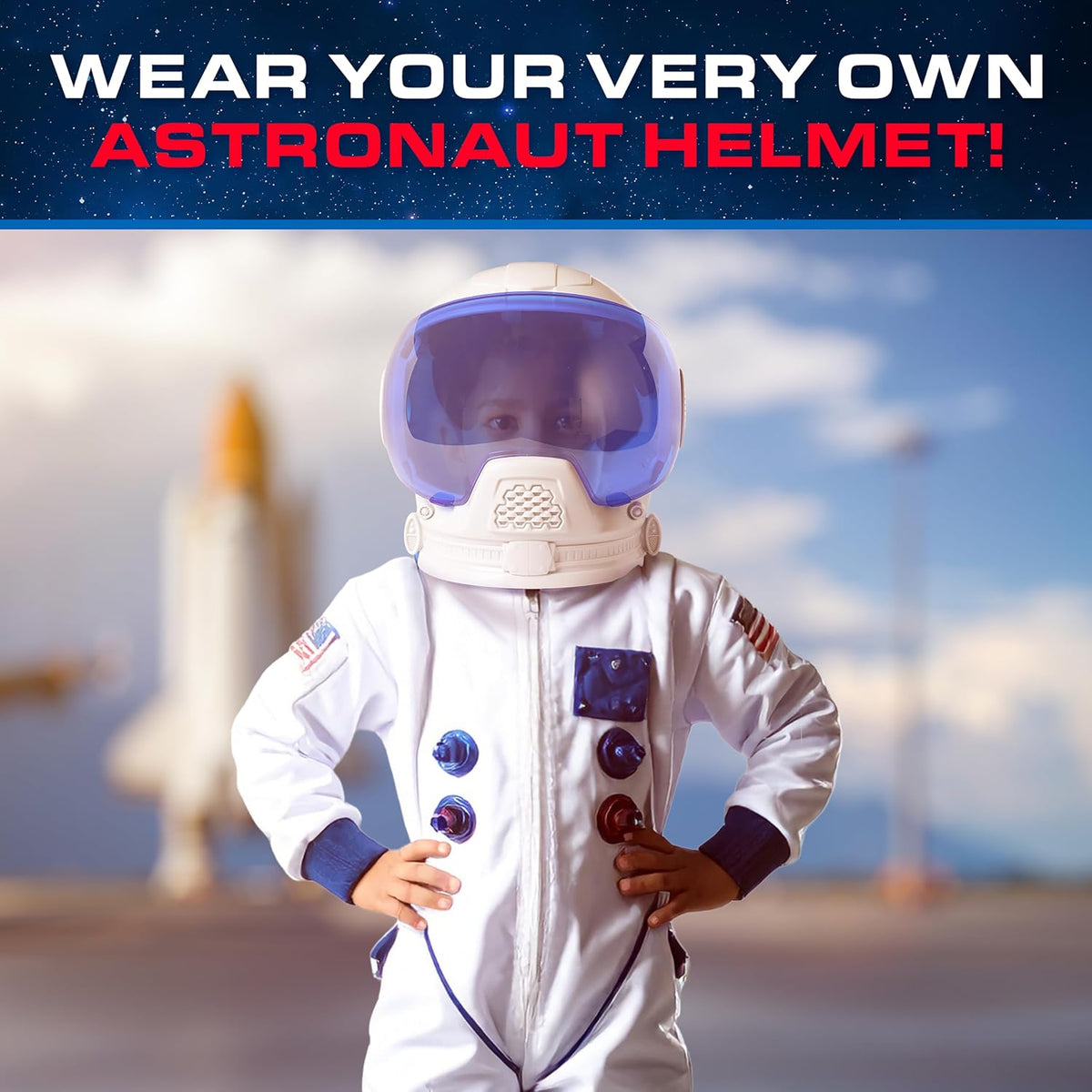 Blue Marble astronaut helmet for pretend play