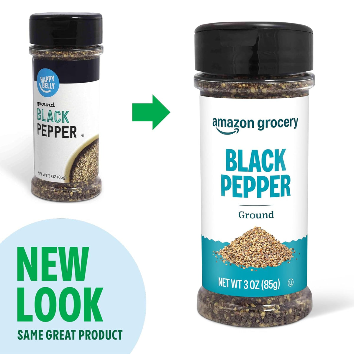 Ground black pepper for everyday cooking