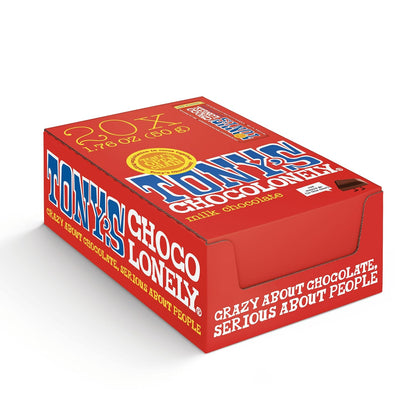 Individually sized milk chocolate bars for snacks