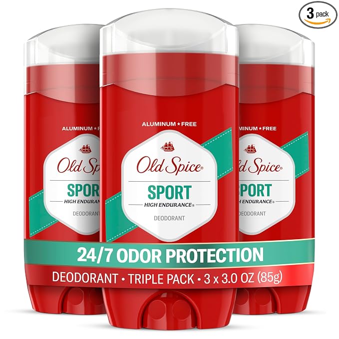 Old Spice Sport aluminum-free deodorant for men 3-pack
