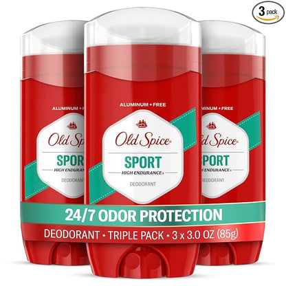 Old Spice Sport aluminum-free deodorant for men 3-pack