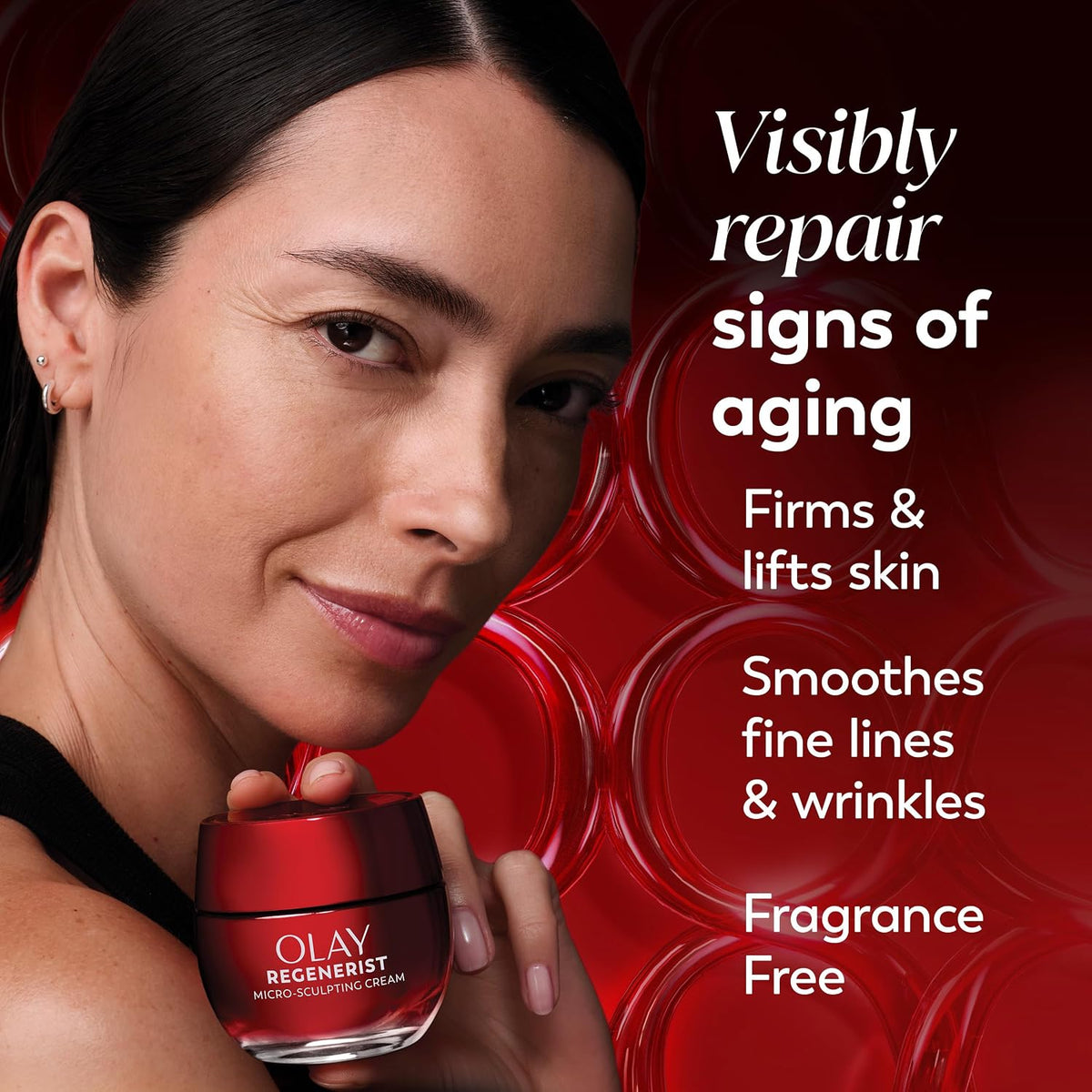 Fragrance-free Olay firming skin care face cream