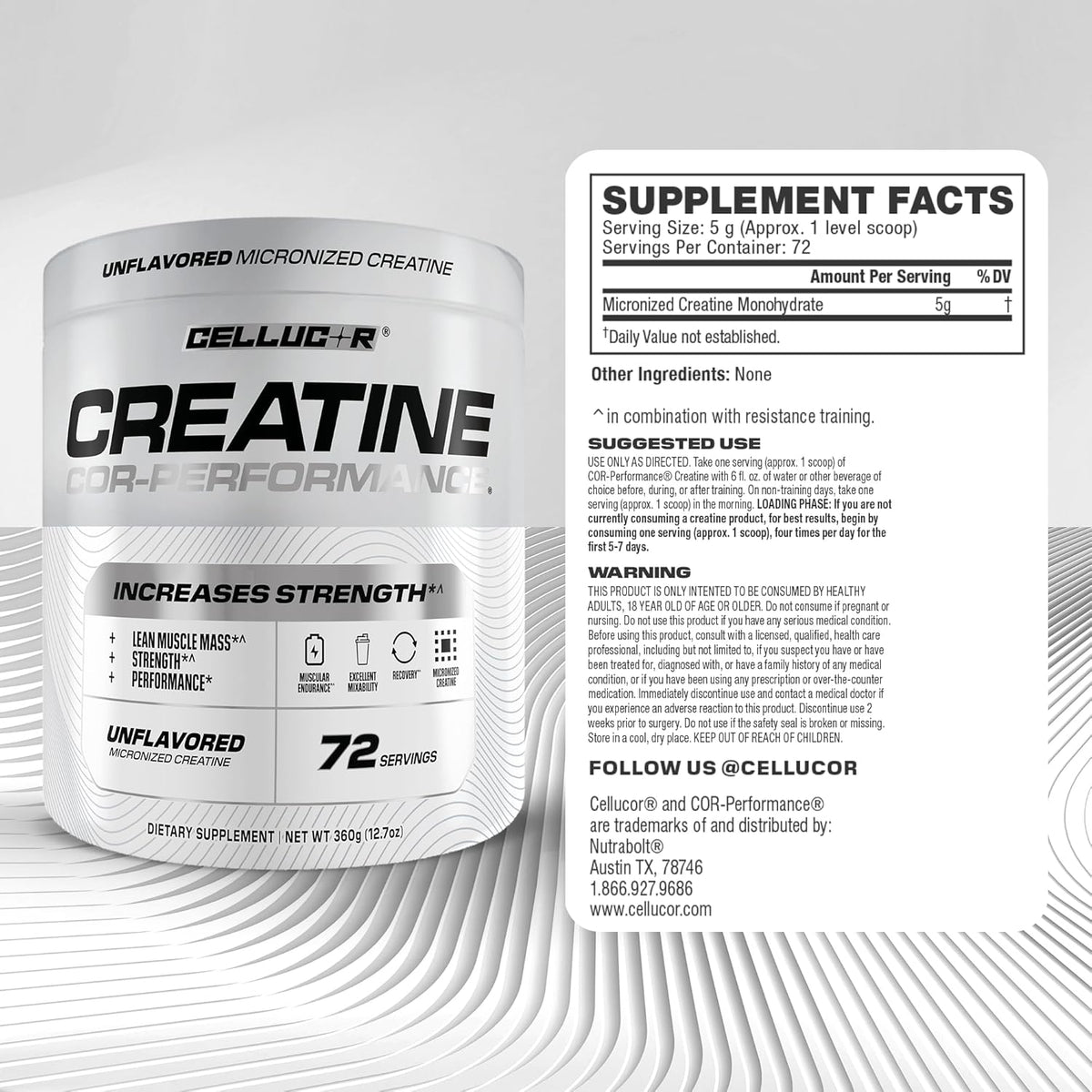 Cellucor COR-Performance Creatine 72 servings