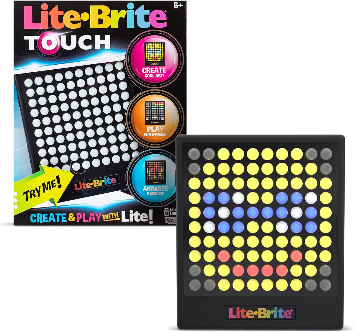 Lite Brite Touch creative art toy for kids ages 6 plus
