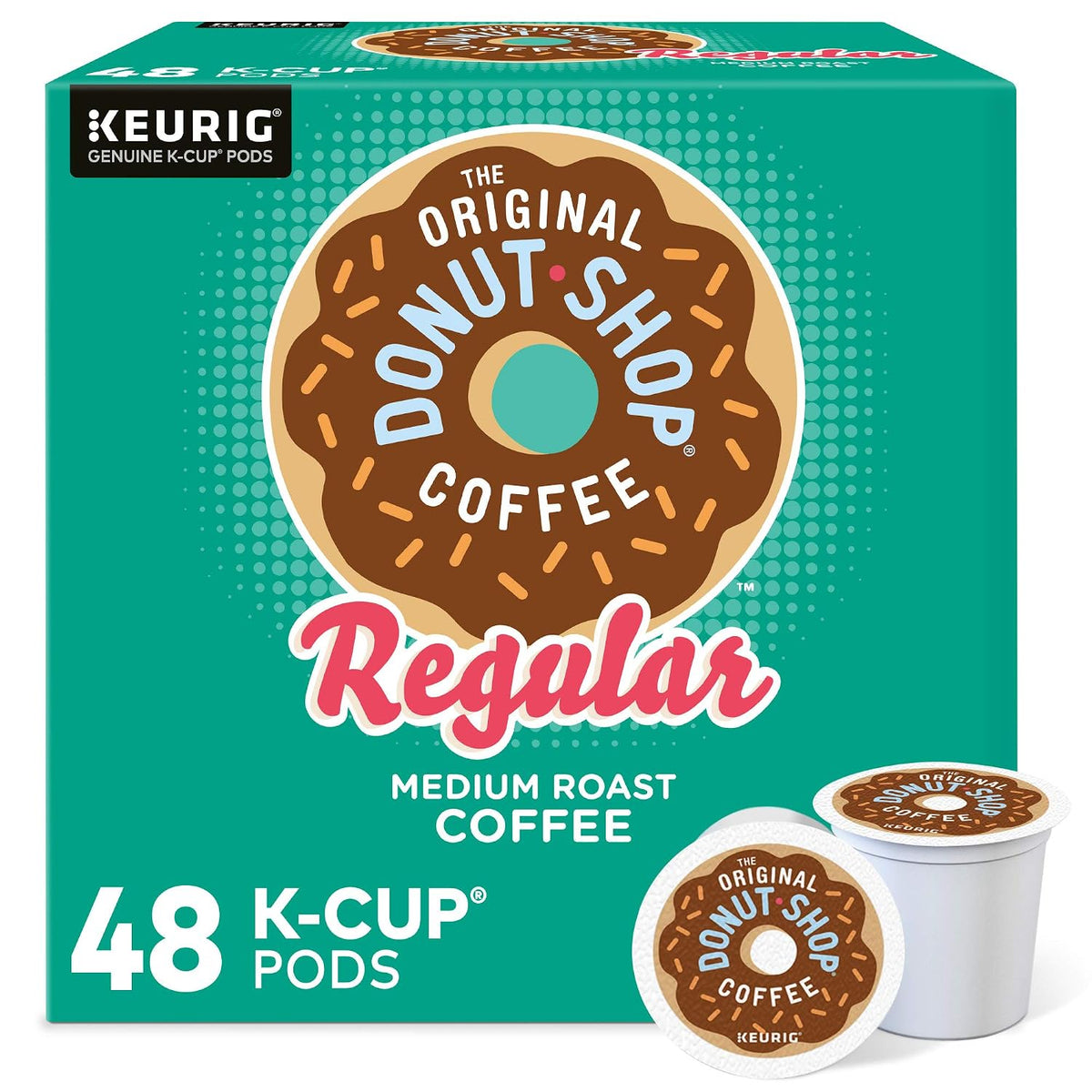 Medium roast Keurig K-Cup coffee pods by The Original Donut Shop