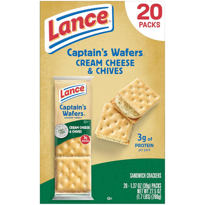 Lance crispy cheese filled sandwich crackers pack
