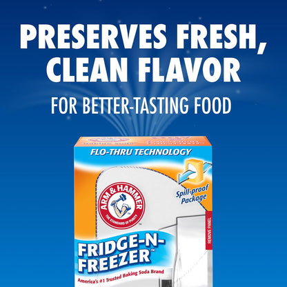 Unscented baking soda odor absorber for refrigerator