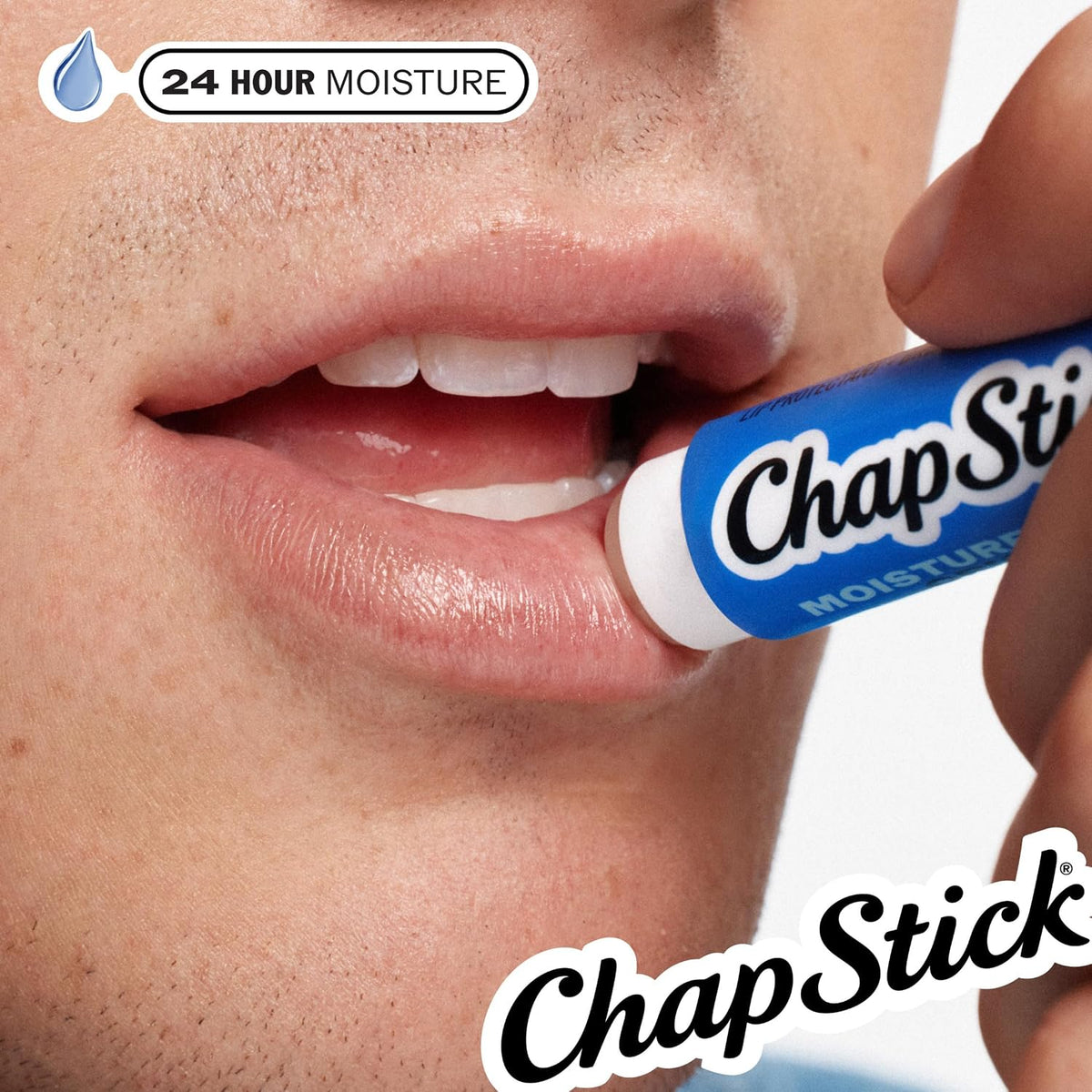 ChapStick moisturizing lip balm with sun protection