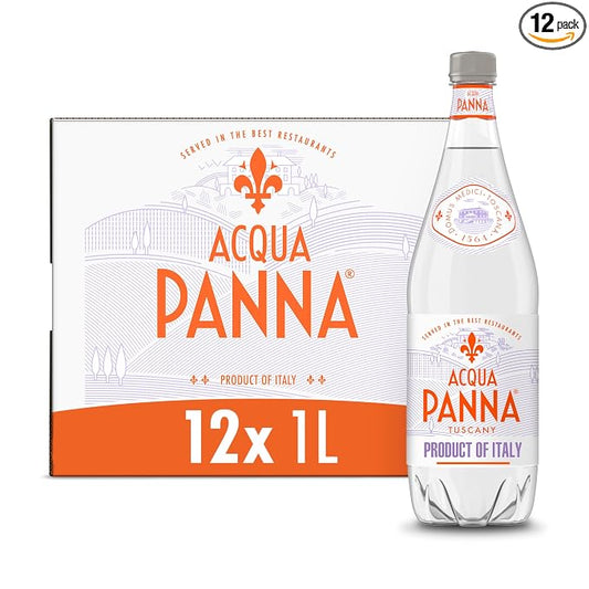 Acqua Panna Natural Spring Water 12 count bottles