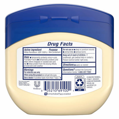 Vaseline fragrance-free petroleum jelly 13oz