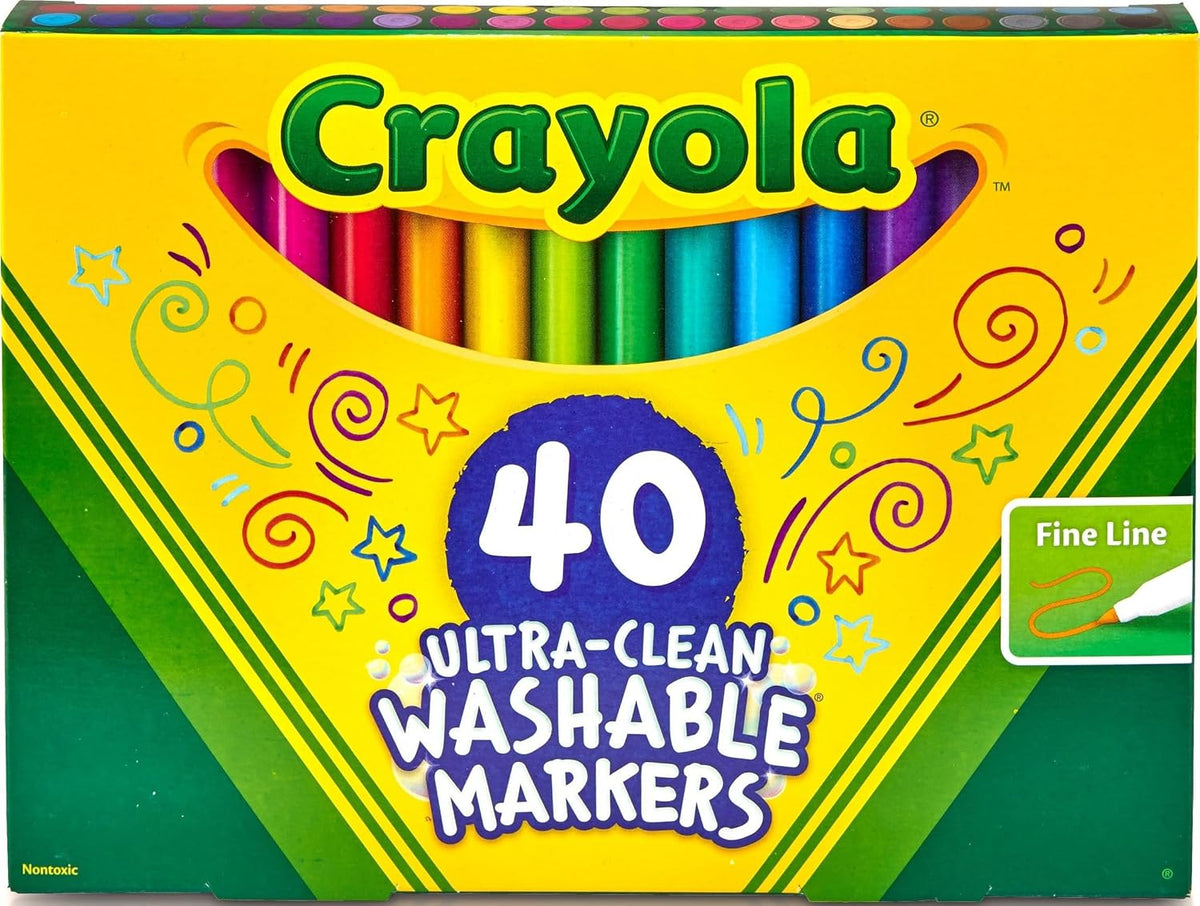 Crayola washable marker set for kids school supplies