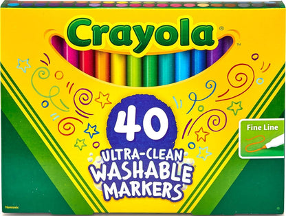 Crayola washable marker set for kids school supplies
