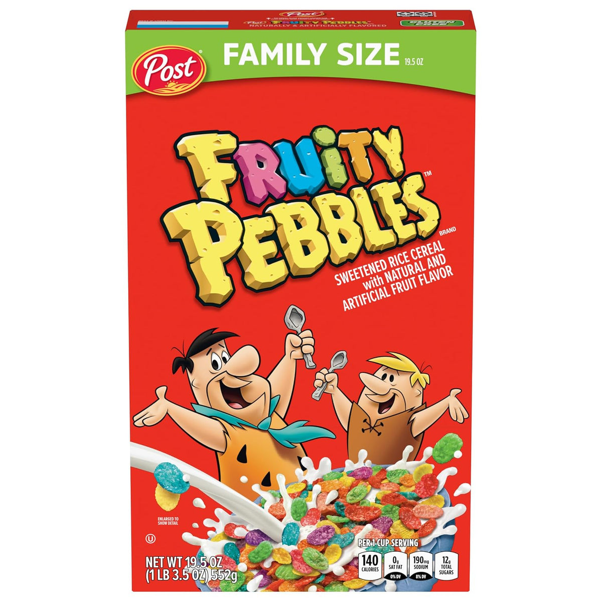 Pebbles Fruity PEBBLES colorful breakfast cereal