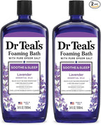 Dr Teal's lavender foaming bath, 34 fl oz two-pack