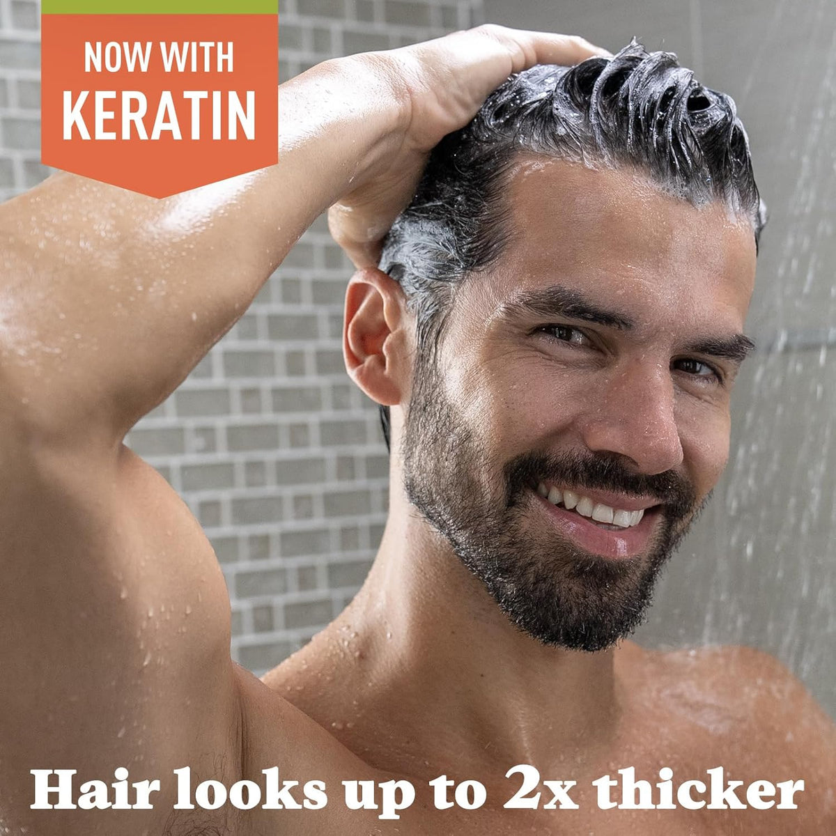 Control GX men’s gray reducing shampoo front view