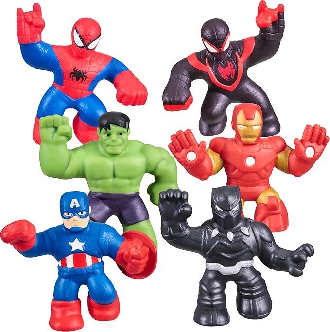 Heroes of Goo Jit Zu Marvel Mini 6 Pack superhero toys