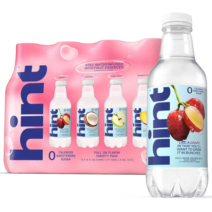 Hint Full On Flavor variety bottled water pack