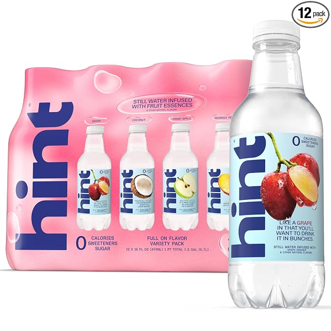 Hint zero sugar flavored water variety 12 pack