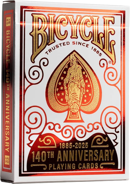 Red waterproof playing cards for travel