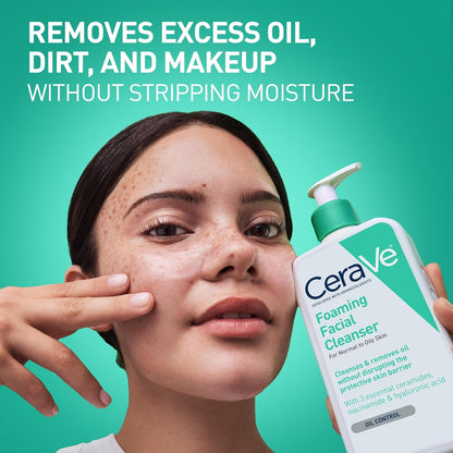 CeraVe foaming cleanser gel for normal to oily skin