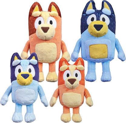 Soft Bluey plush toy with Bingo companion