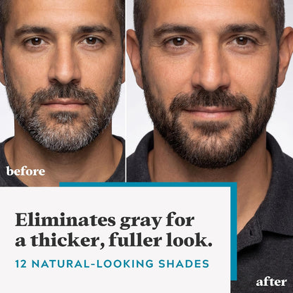 Ammonia-free mustache and beard dye for gray coverage