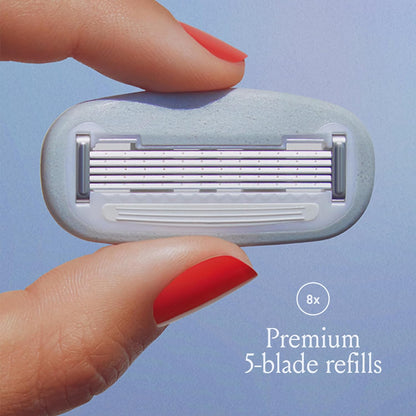 Women’s nickel-free razor cartridge refills by Billie