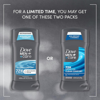 Dove Men+Care Clean Comfort deodorant packaging