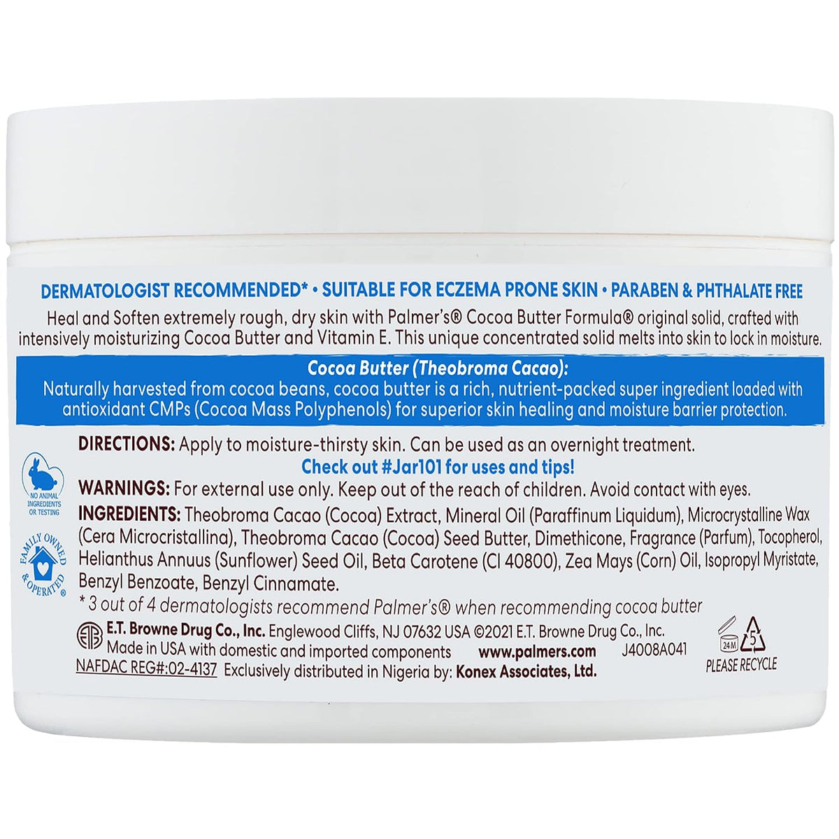 Palmer's multipurpose moisturizing solid body balm