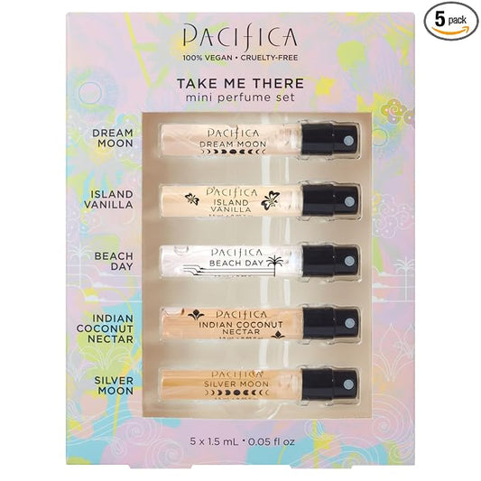 Pacifica Take Me There perfume trial set with 5 scents