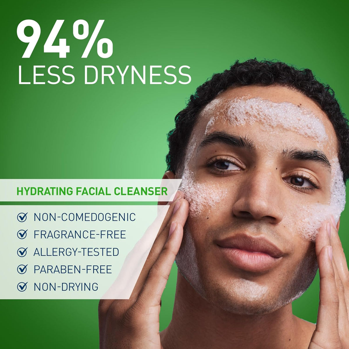 CeraVe non-comedogenic hydrating face cleanser