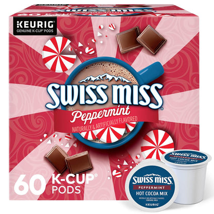 Swiss Miss peppermint cocoa 60-count collection