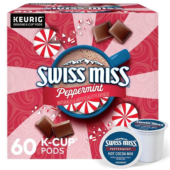 Swiss Miss Peppermint Hot Cocoa Keurig K-Cup pods