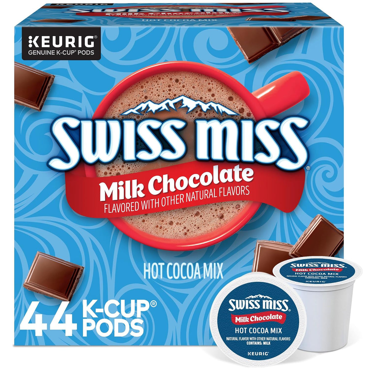 Swiss Miss single-serve hot chocolate K-Cup pods